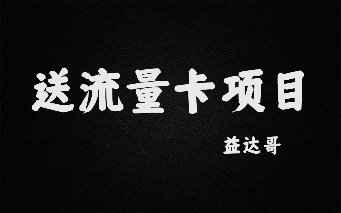 流量卡+号卡项目介绍-